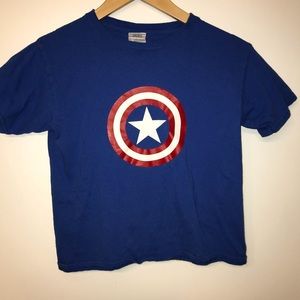 Kids captain America T-shirt
